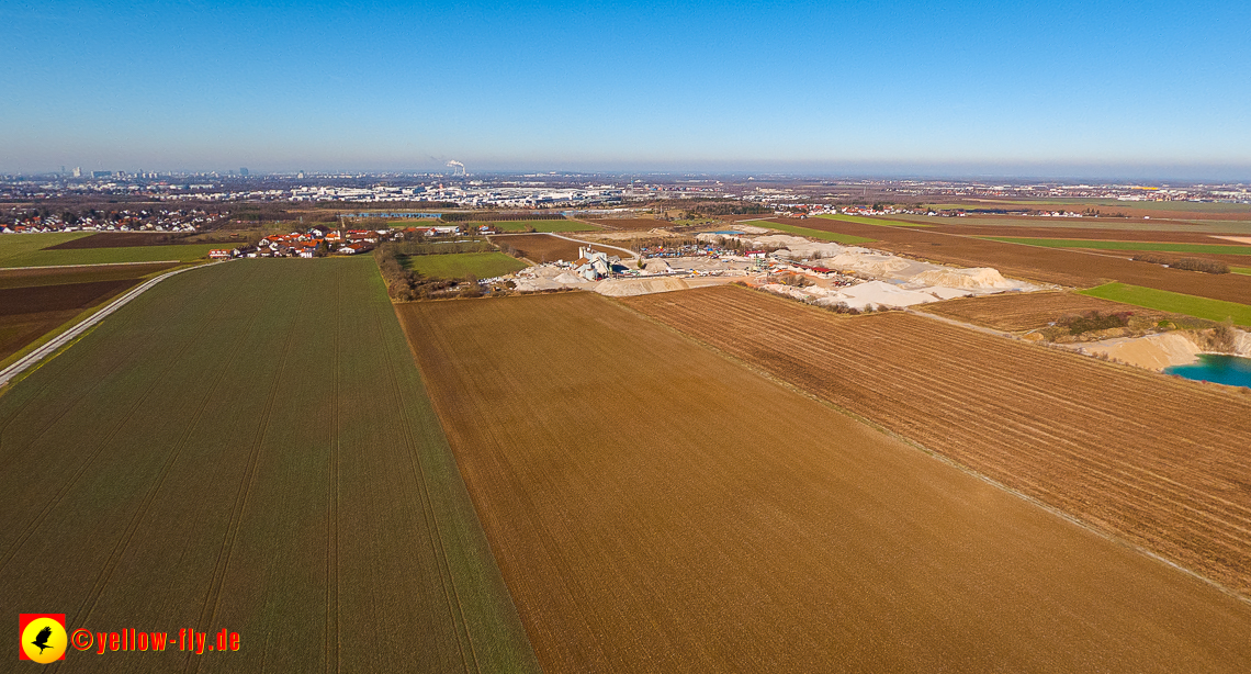 07.02.2023 - Luftbilder von dem Quetschwerk in Gronsdorf bei Haar